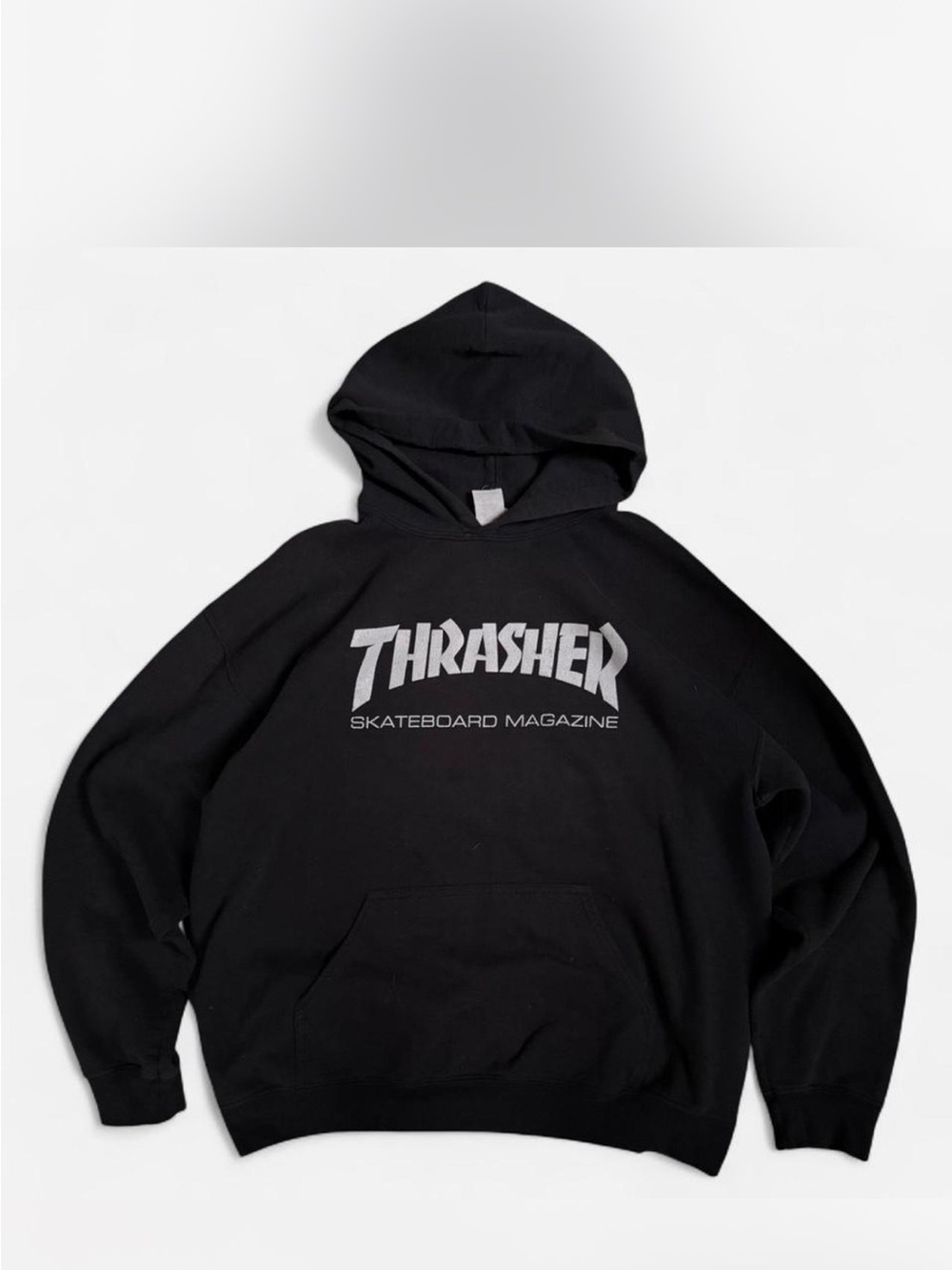 Thrasher Black Logo Hoodie
